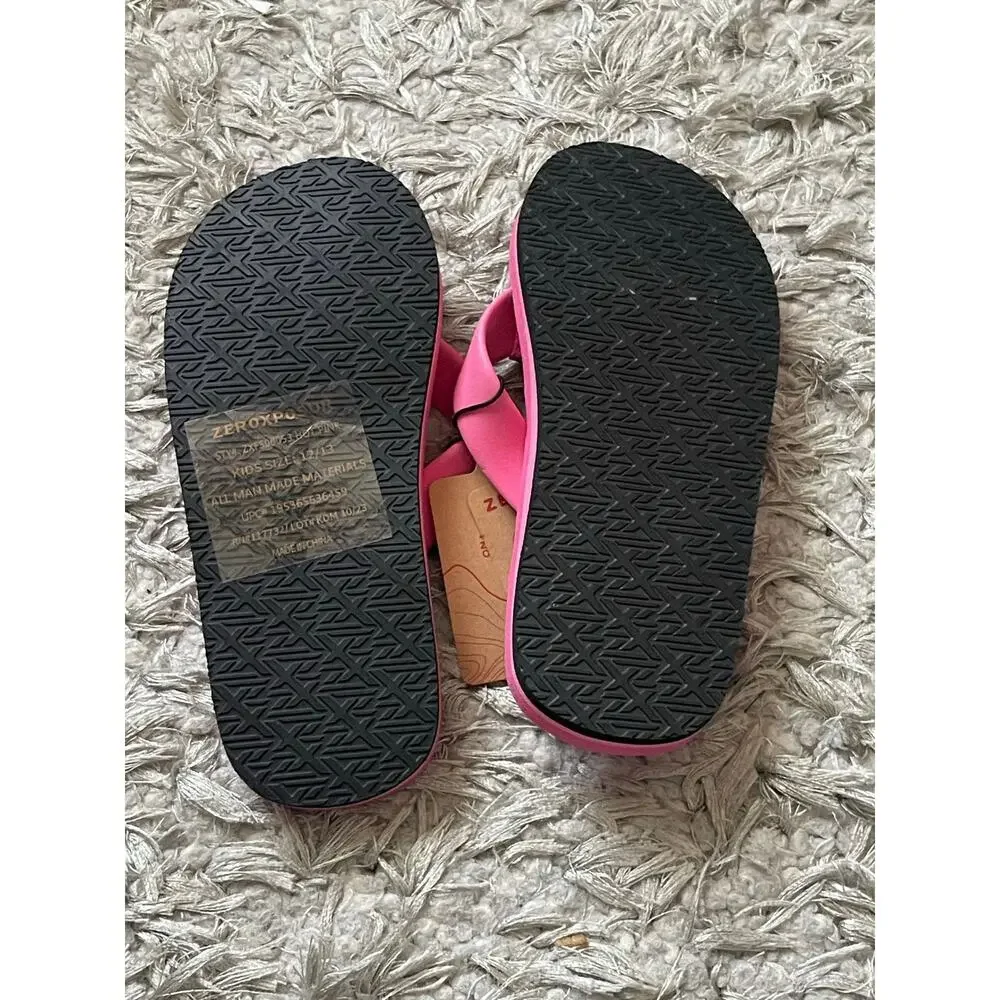 NWT ZeroXposur Kid’s Size 12/13 Flip Flops for Girls  Pink
